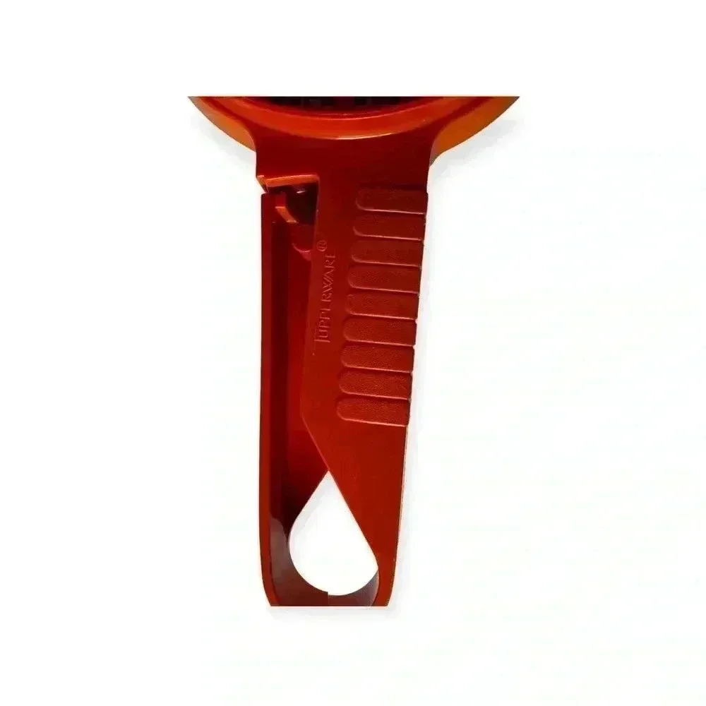 Vintage Tupperware #1689 Orange Sift-It Flour Powder Sugar Sifter Squeeze Handle